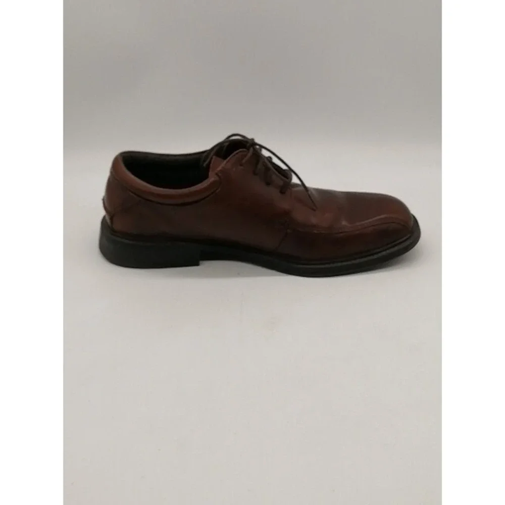 Nunn Bush Oxfords Mens Brown 8 Lace Up Dress Shoe Leather 83364-200 Comfort Gel